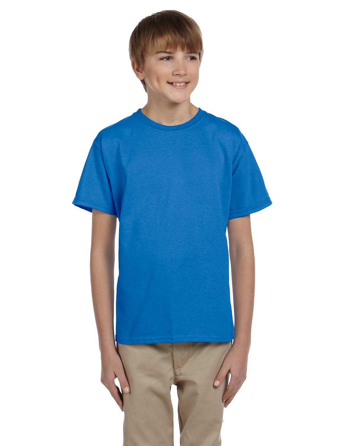 Gildan G200B Youth Ultra Cotton Short Sleeve Fashion Tee Blank Stylish T-Shirt - Picture 13 of 33