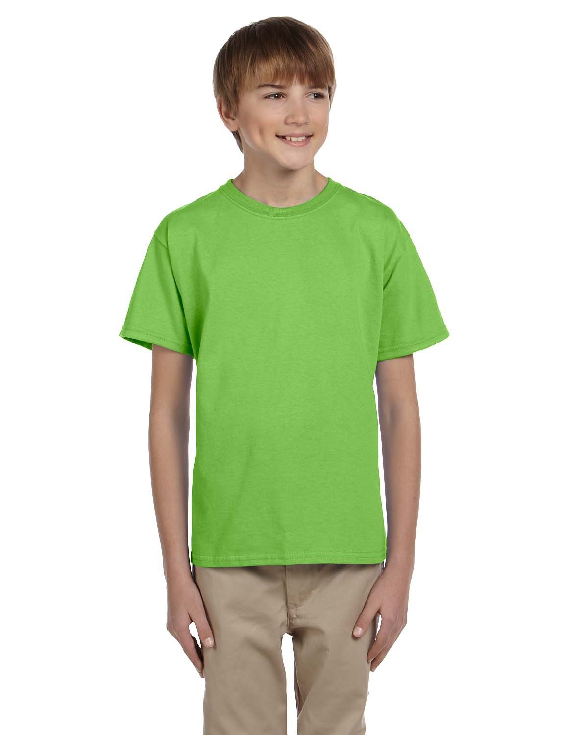 Gildan G200B Youth Ultra Cotton Short Sleeve Fashion Tee Blank Stylish T-Shirt - Picture 19 of 33