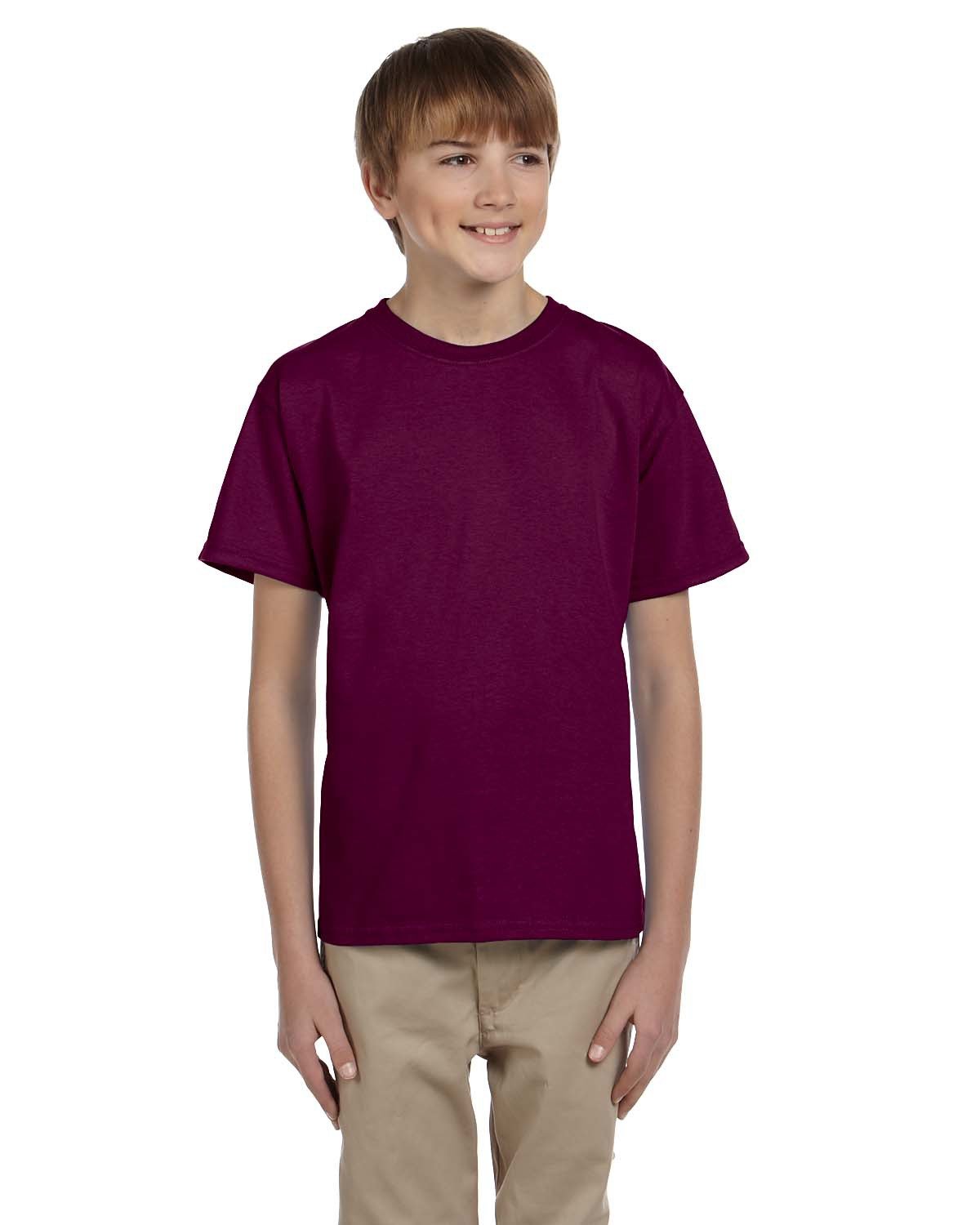 Gildan G200B Youth Ultra Cotton Short Sleeve Fashion Tee Blank Stylish T-Shirt - Picture 20 of 33