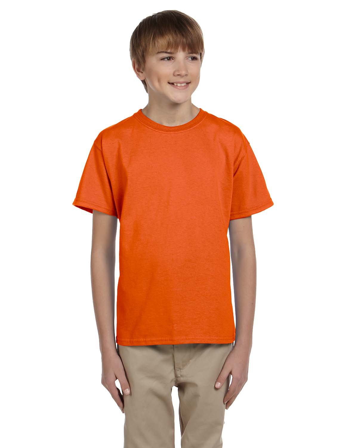 Gildan G200B Youth Ultra Cotton Short Sleeve Fashion Tee Blank Stylish T-Shirt - Picture 23 of 33