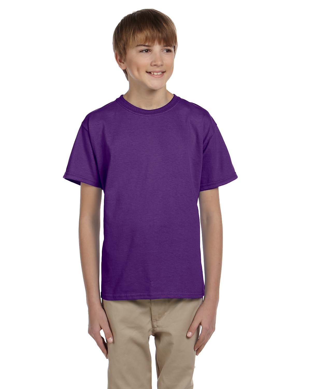 Gildan G200B Youth Ultra Cotton Short Sleeve Fashion Tee Blank Stylish T-Shirt - Picture 25 of 33
