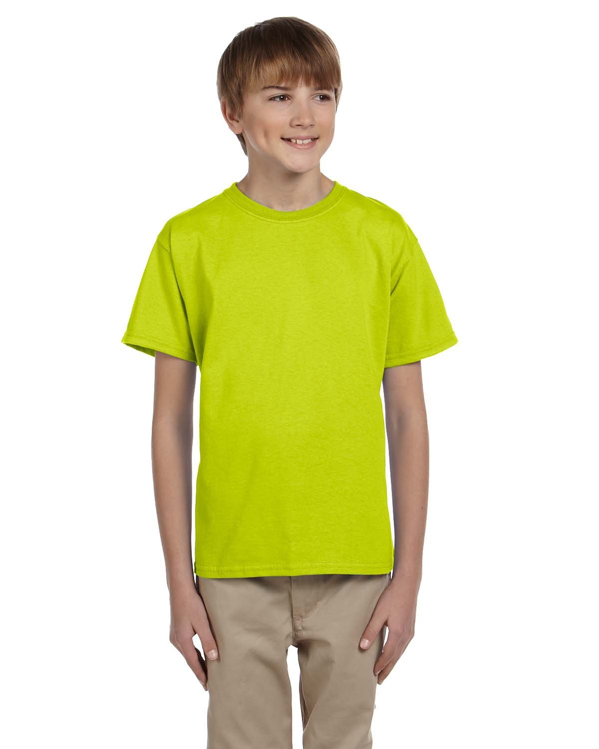 Gildan G200B Youth Ultra Cotton Short Sleeve Fashion Tee Blank Stylish T-Shirt - Picture 29 of 33