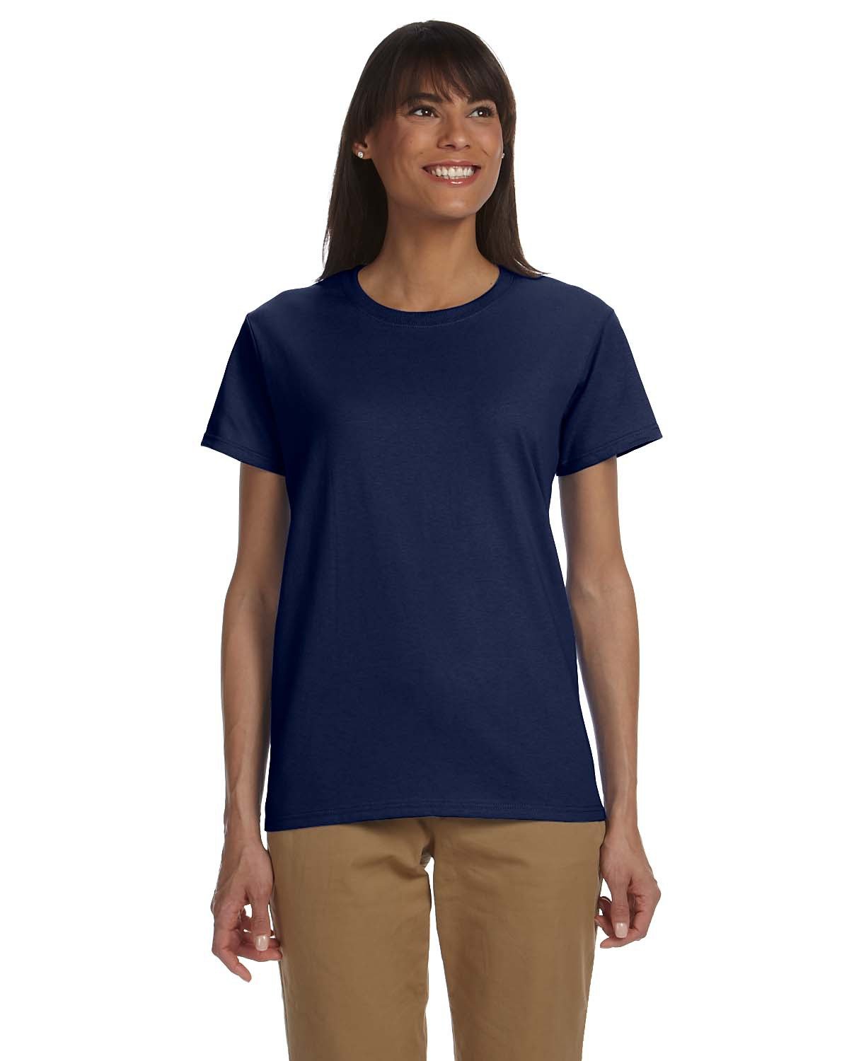 Gildan G200L Ladies Ultra Cotton Classic Fit T Shirt Blank Tee Stylish T-Shirt - Picture 7 of 13