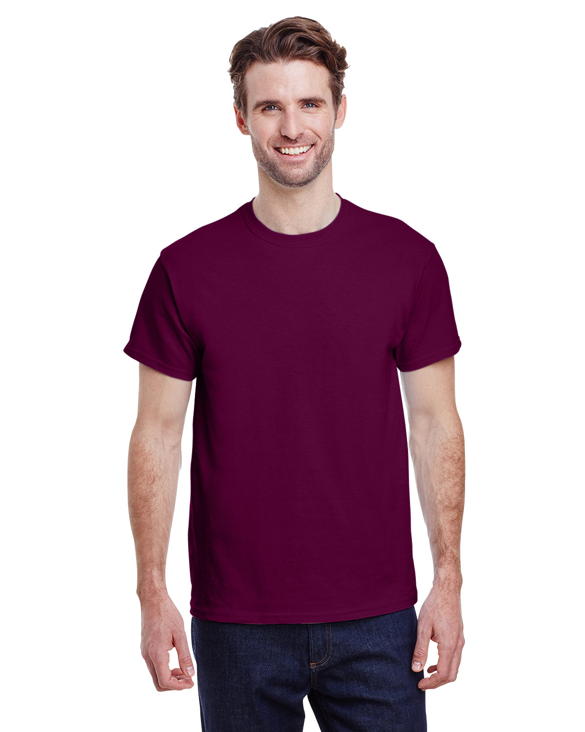 Gildan G200 Adult Ultra Cotton Fashion T Shirt Short Sleeve Stylish T-Shirt - Picture 35 of 62