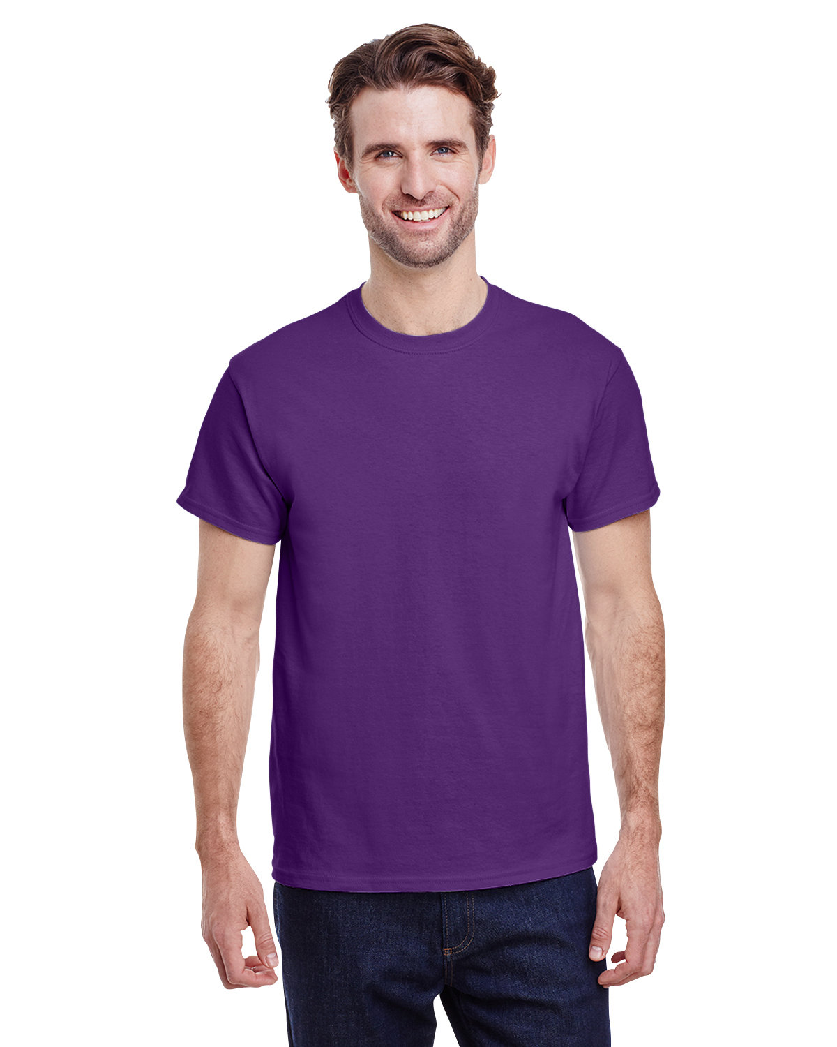 Gildan G200 Adult Ultra Cotton Fashion T Shirt Short Sleeve Stylish T-Shirt - Picture 47 of 62
