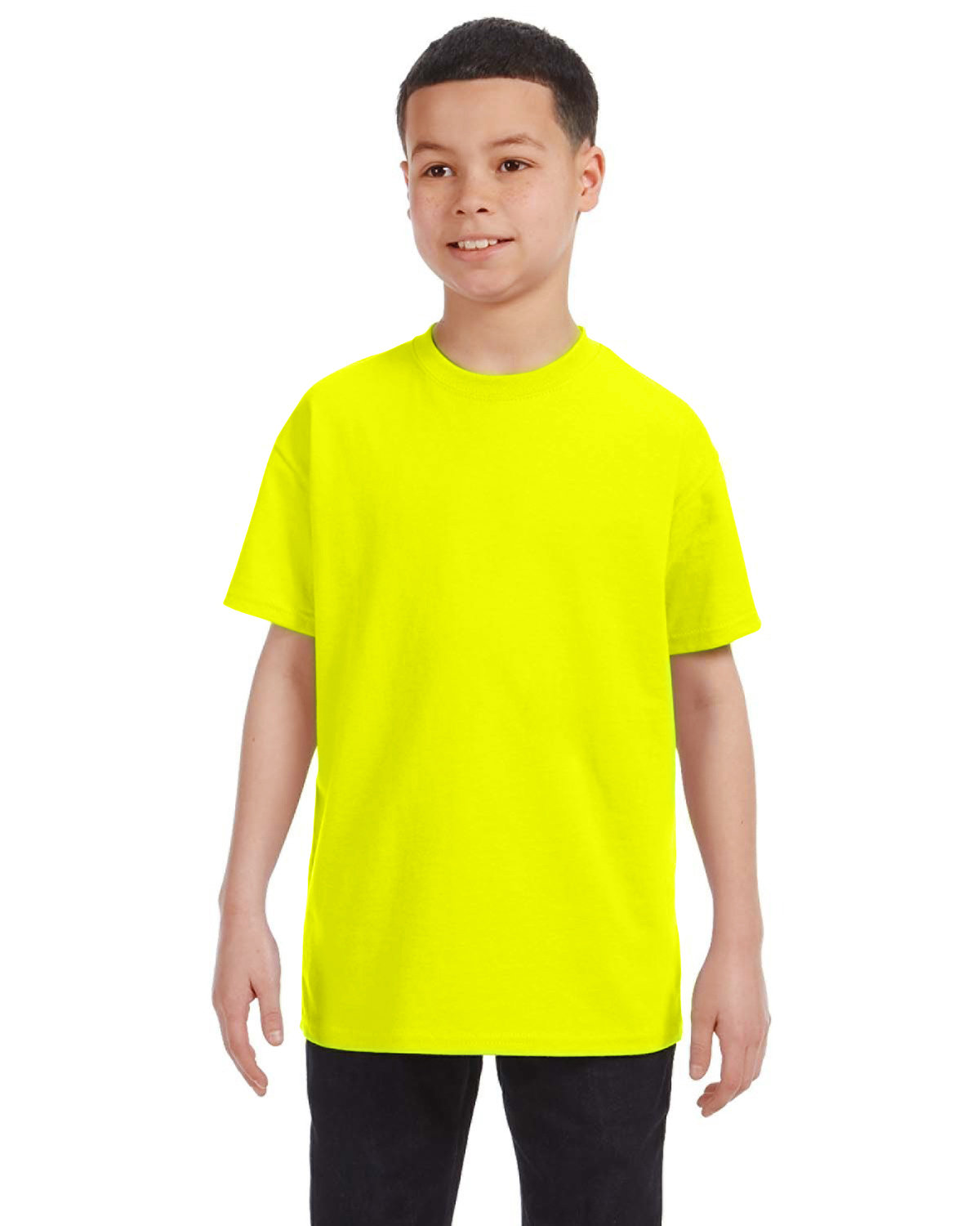 Gildan G500B Youth Solid Heavy Cotton Short Sleeve Plain Blank Casual T-Shirt - Picture 40 of 51