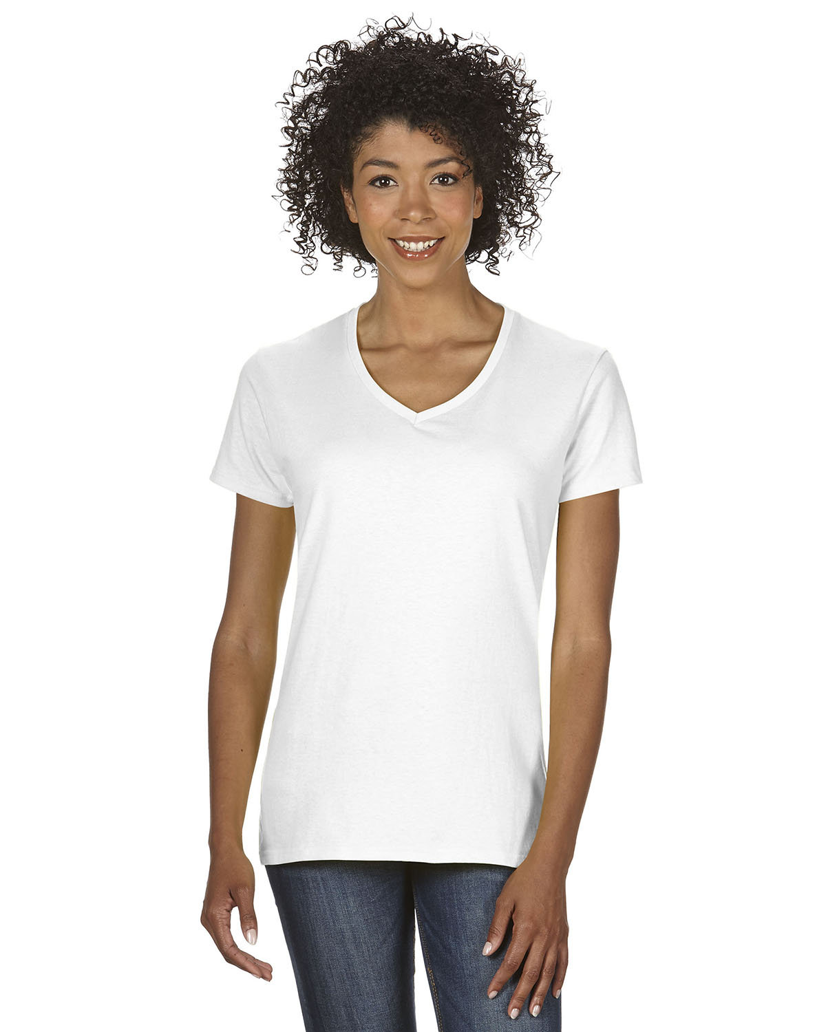 10 Pack Of Gildan G500VL Ladies Solid Heavy Cotton T Shirt Blank V-Neck T-Shirt - Picture 17 of 17