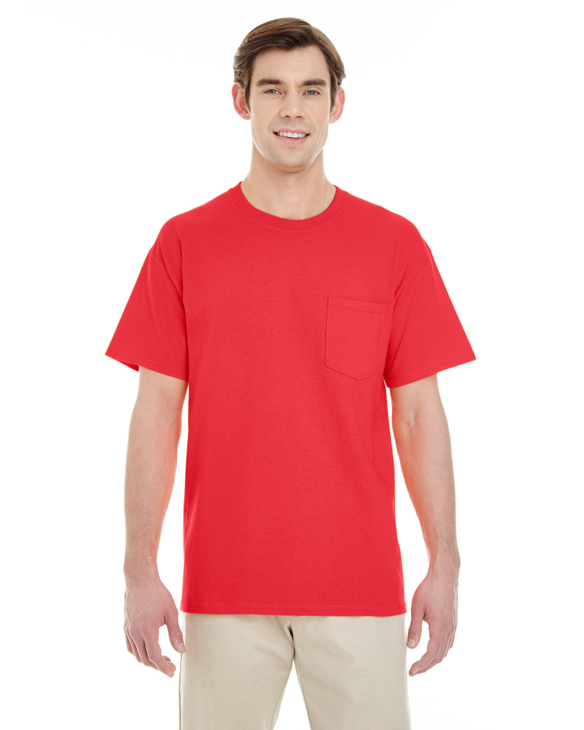 3 Pack Of Gildan G530 Unisex Heavy Cotton Pocket T Shirt Stylish T-Shirt - Picture 9 of 14