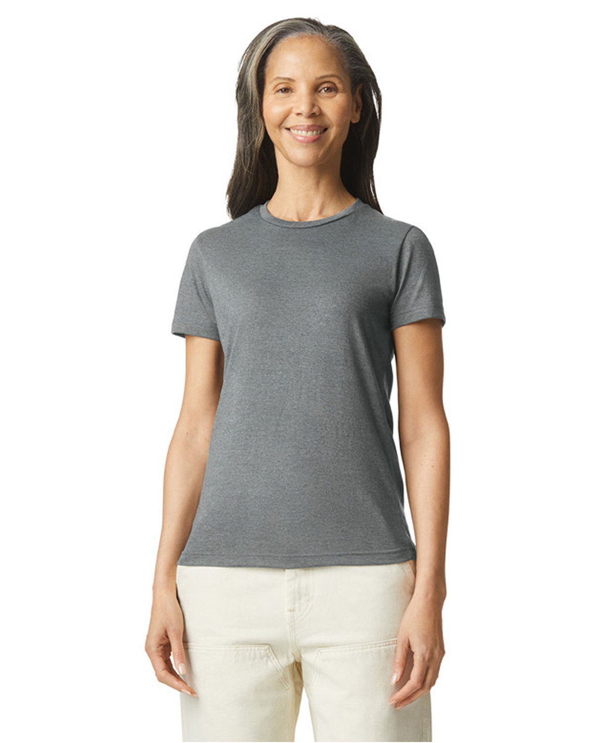 Gildan G640L Ladies Softstyle Fitted Short Sleeve T Shirt Stylish T-Shirt - Picture 7 of 22