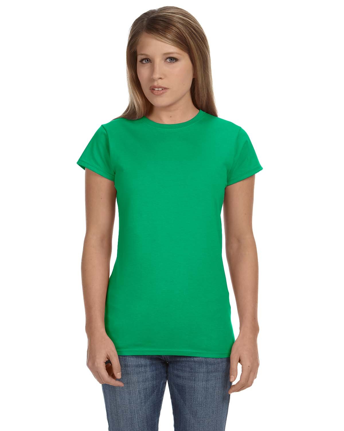 Gildan G640L Ladies Softstyle Fitted Short Sleeve T Shirt Stylish T-Shirt - Picture 11 of 22
