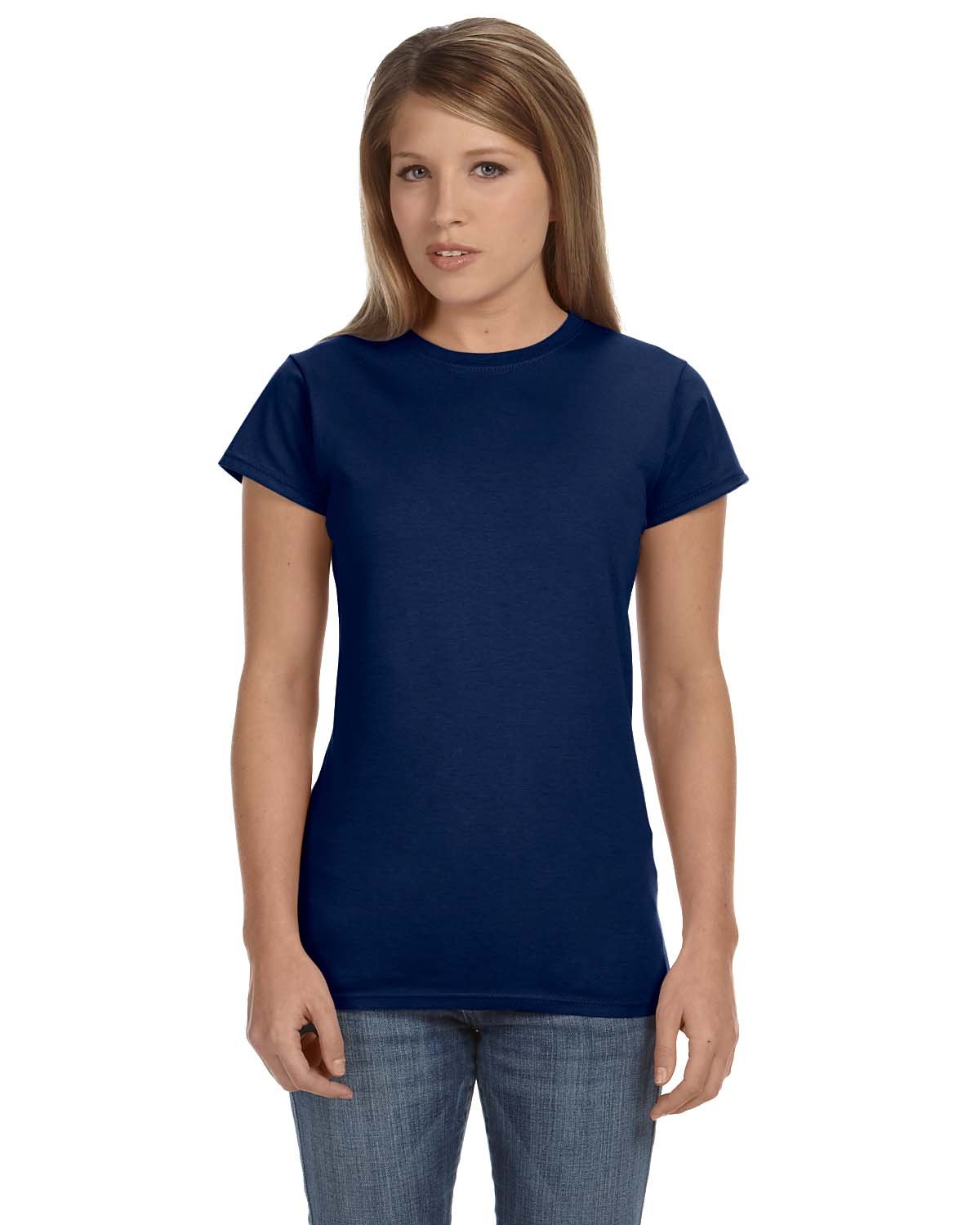 Gildan G640L Ladies Softstyle Fitted Short Sleeve T Shirt Stylish T-Shirt - Picture 13 of 22