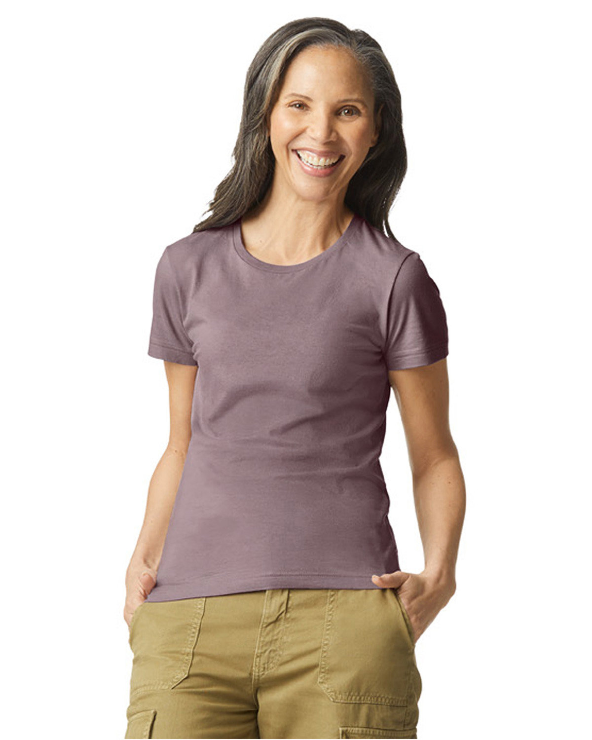 Gildan G640L Ladies Softstyle Fitted Short Sleeve T Shirt Stylish T-Shirt - Picture 14 of 22