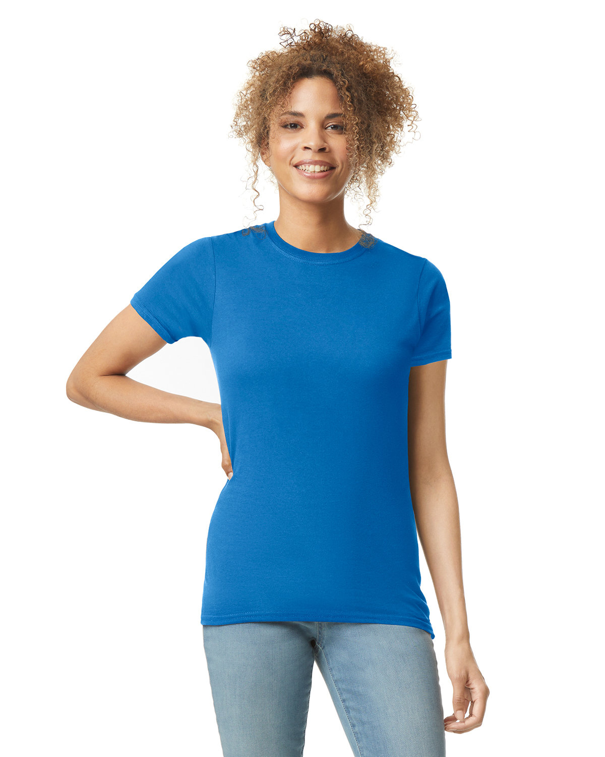 Gildan G640L Ladies Softstyle Fitted Short Sleeve T Shirt Stylish T-Shirt - Picture 18 of 22