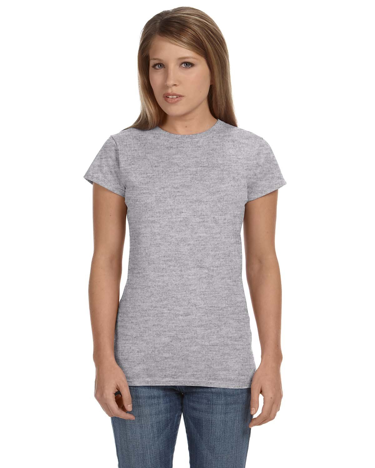 Gildan G640L Ladies Softstyle Fitted Short Sleeve T Shirt Stylish T-Shirt - Picture 19 of 22