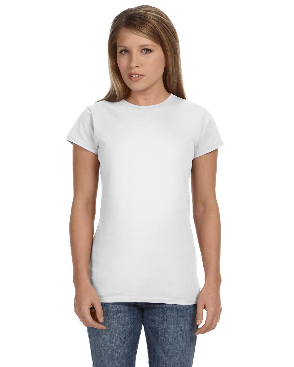 Gildan G640L Ladies Softstyle Fitted Short Sleeve T Shirt Stylish T-Shirt - Picture 22 of 22
