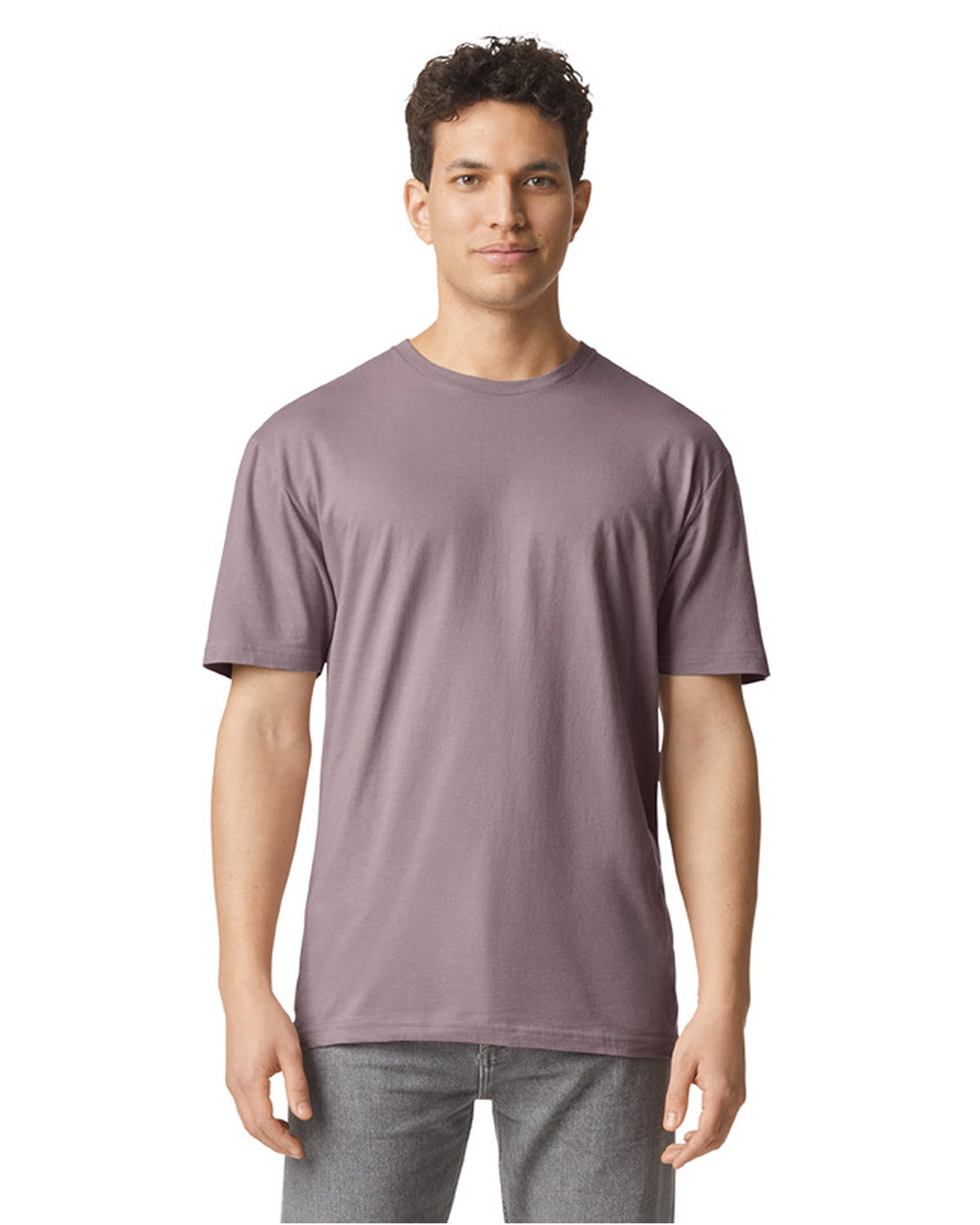 Gildan G640 Adult Preshrunk Ringspun Short Sleeve Plain Softstyle Jersey T-Shirt - Picture 53 of 65