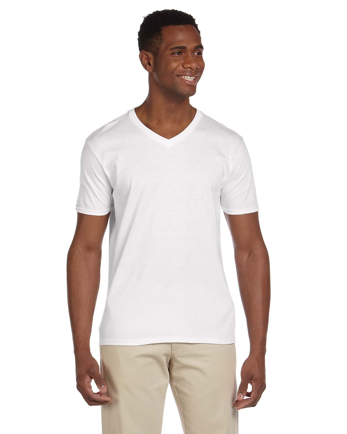 5 Pack Of Gildan G64V Adult Softstyle T Shirt Mitered V-Neck Stylish T-Shirt - Picture 11 of 11