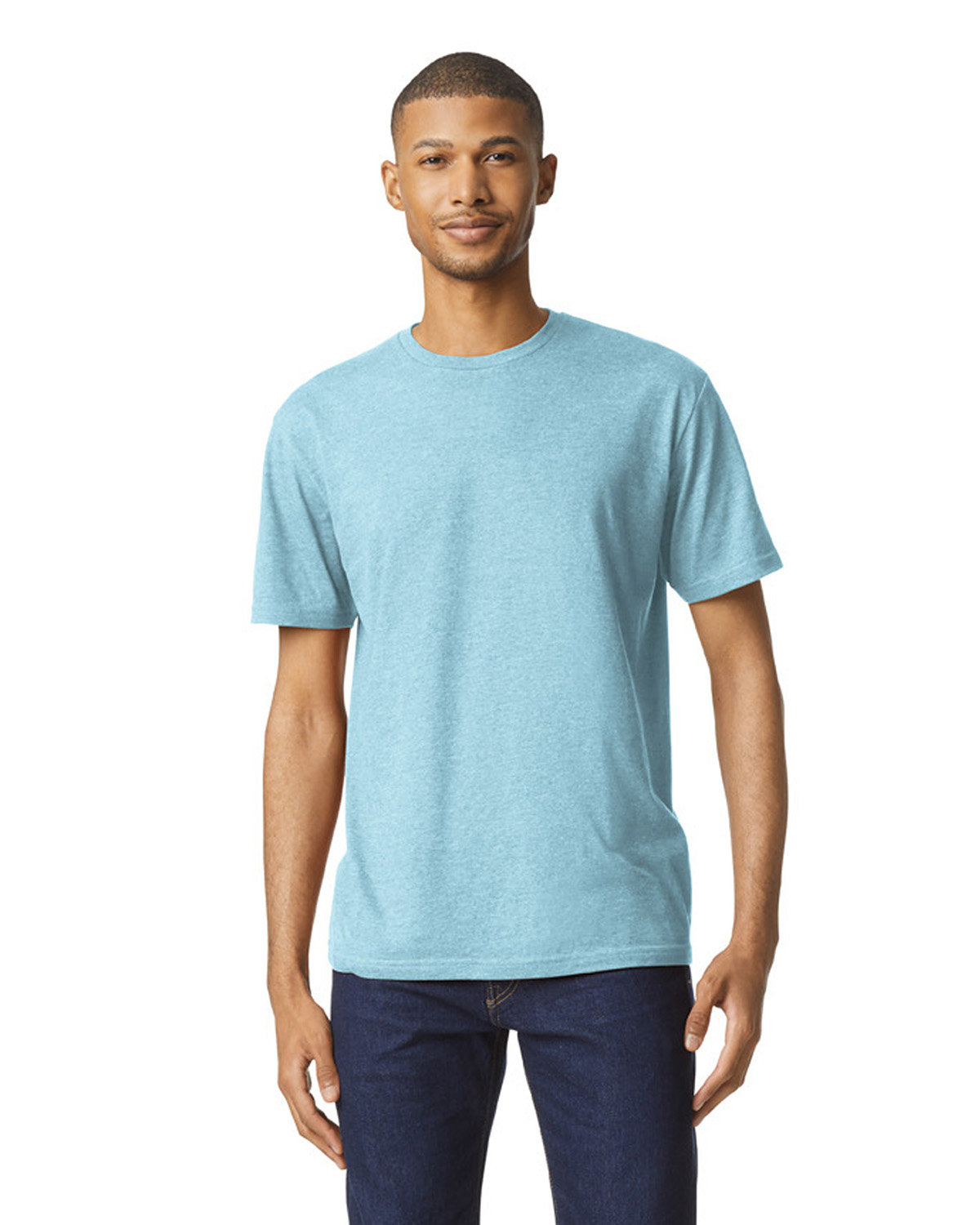 5 Pack Of Gildan G670 Mens Short Sleeve Plain Tee Softstyle CVC Stylish T-Shirt - Picture 14 of 27