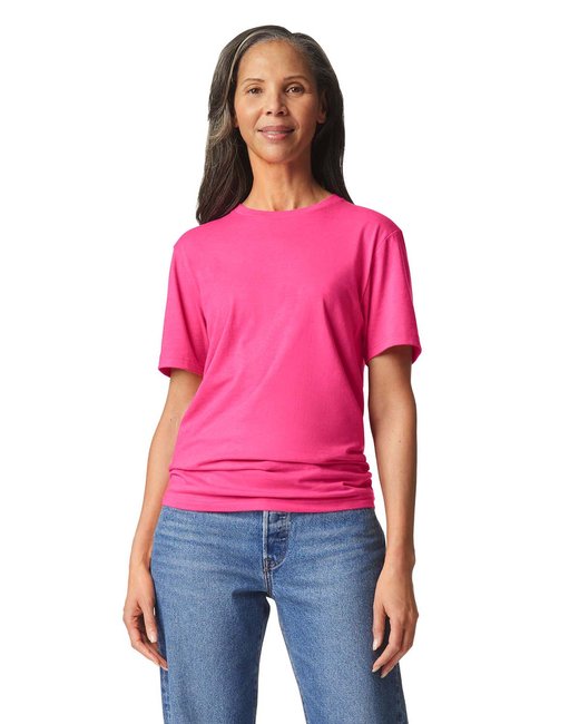 5 Pack Of Gildan G670 Mens Short Sleeve Plain Tee Softstyle CVC Stylish T-Shirt - Picture 17 of 27