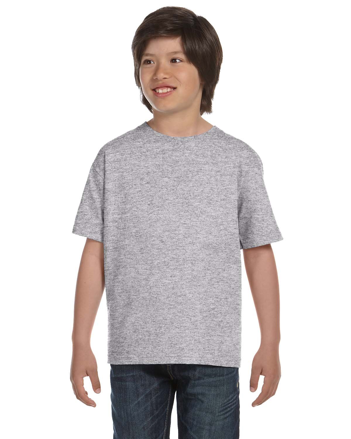 Gildan G800B Youth 50/50 USA Cotton/Polyester Short Sleeve Tee Stylish T-Shirt - Picture 28 of 29