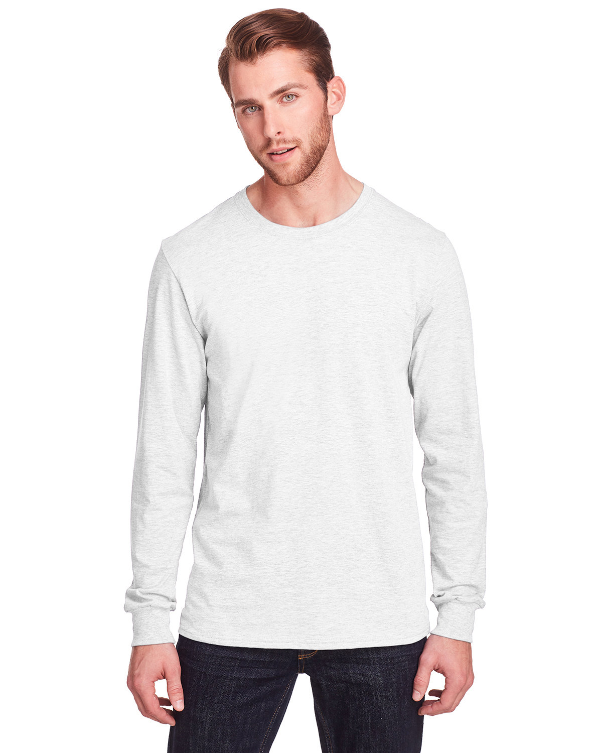 Fruit of the Loom IC47LSR Adult ICONIC T Shirt Classic Fit Long Sleeve T-Shirt - Picture 11 of 11