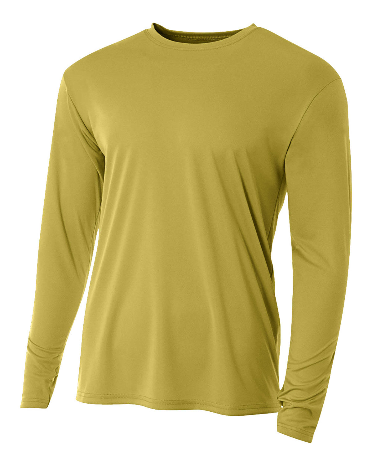 A4 N3165 Men's Cooling Performance T Shirt Long Sleeve Moisture Wicking T-Shirt