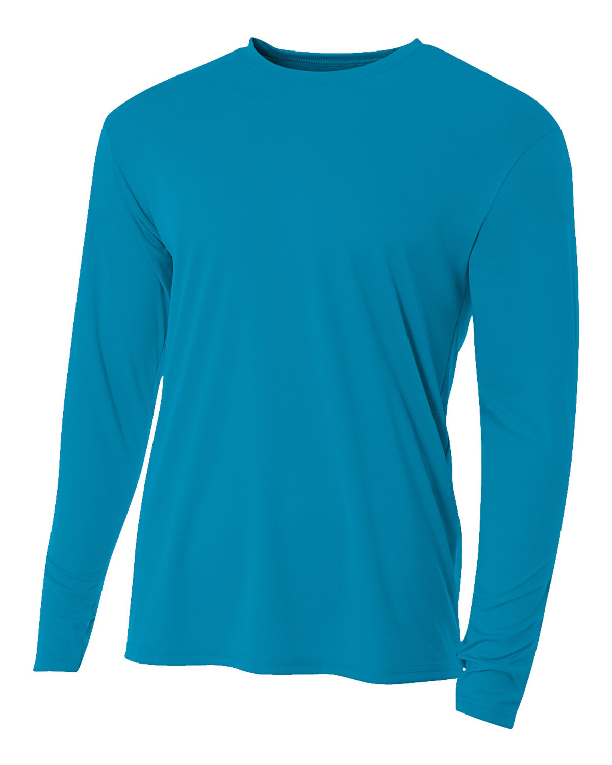 A4 NB3165 Youth Long Sleeve Moisture Wicking Cooling Performance Crew T-Shirt - Picture 8 of 38
