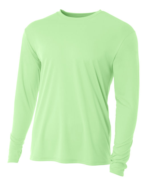 A4 NB3165 Youth Long Sleeve Moisture Wicking Cooling Performance Crew T-Shirt - Picture 15 of 38