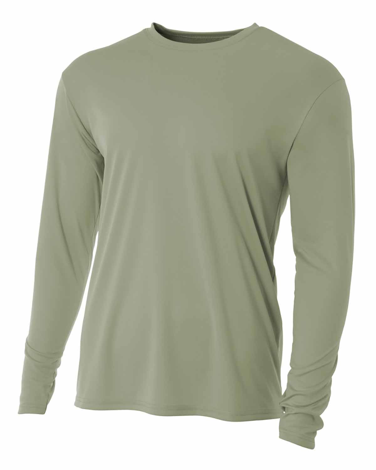 A4 NB3165 Youth Long Sleeve Moisture Wicking Cooling Performance Crew T-Shirt - Picture 22 of 38