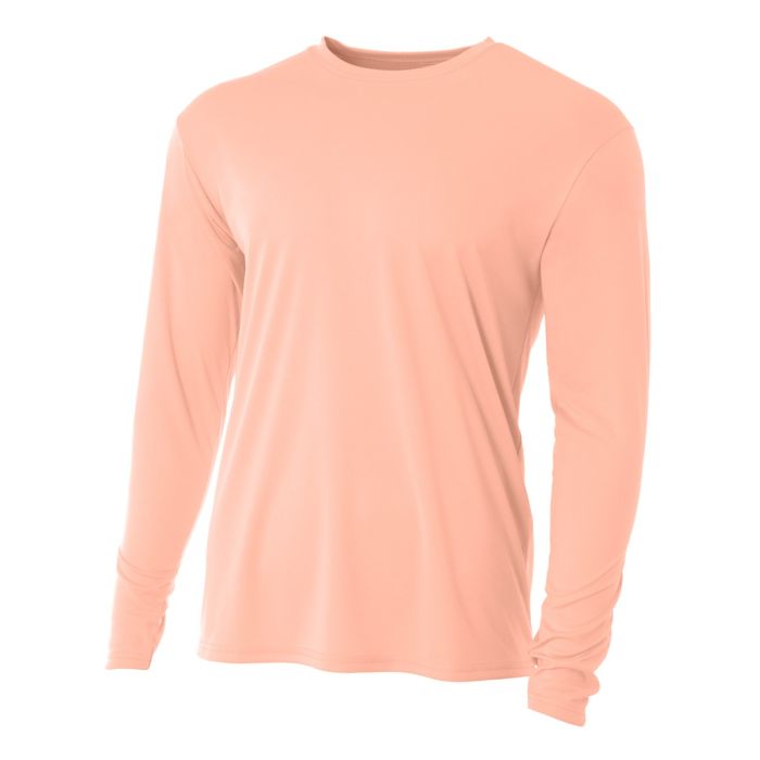 A4 NB3165 Youth Long Sleeve Moisture Wicking Cooling Performance Crew T-Shirt - Picture 31 of 38