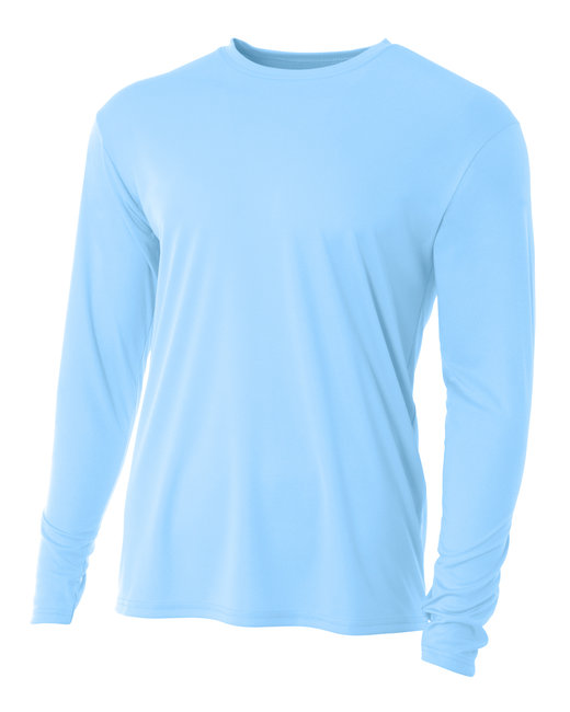 A4 NB3165 Youth Long Sleeve Moisture Wicking Cooling Performance Crew T-Shirt - Picture 35 of 38