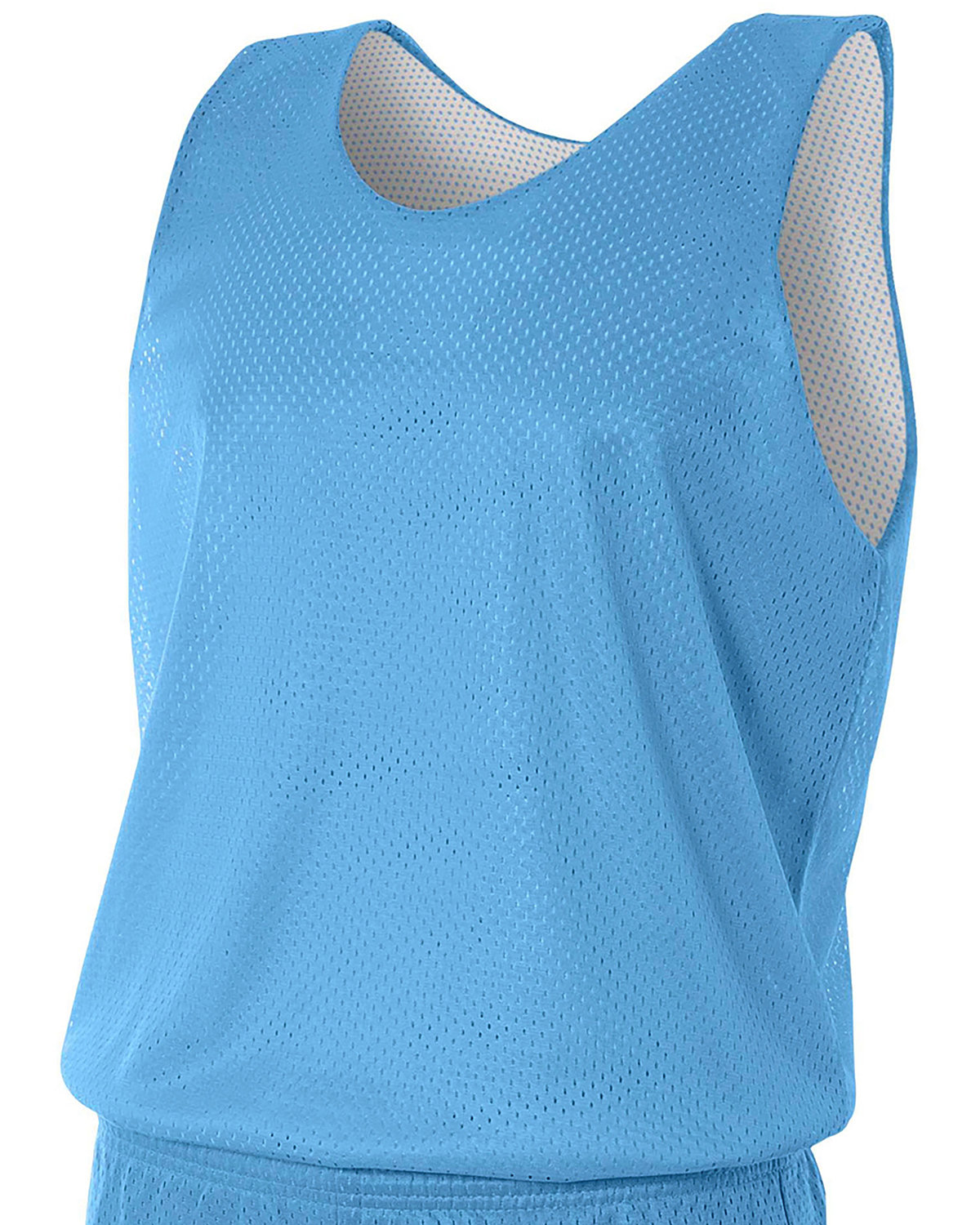 A4 NF1270 Mens 100% Polyester Tricot Sleeveless Reversible Mesh Tank Top