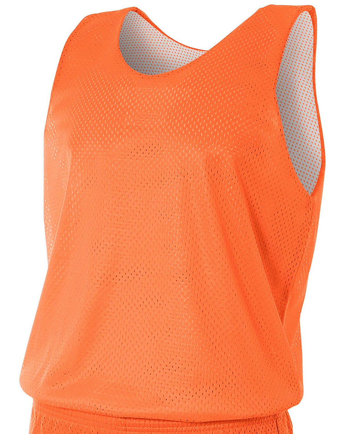 A4 NF1270 Mens 100% Polyester Tricot Sleeveless Reversible Mesh Tank Top