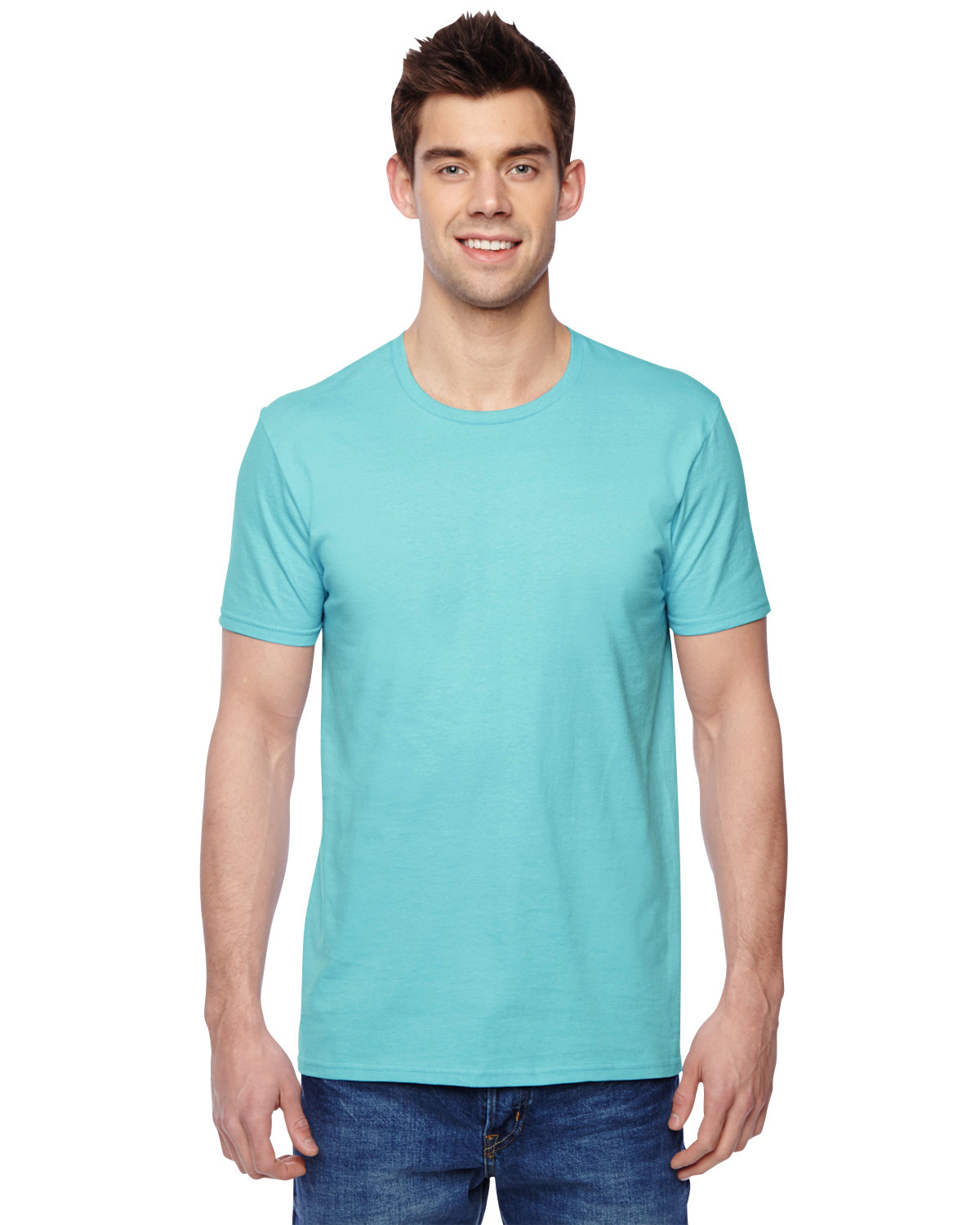 5 Pack Of Fruit of the Loom SF45R Adult Lightweight Sofspun Jersey Crew T-Shirt - Picture 16 of 17