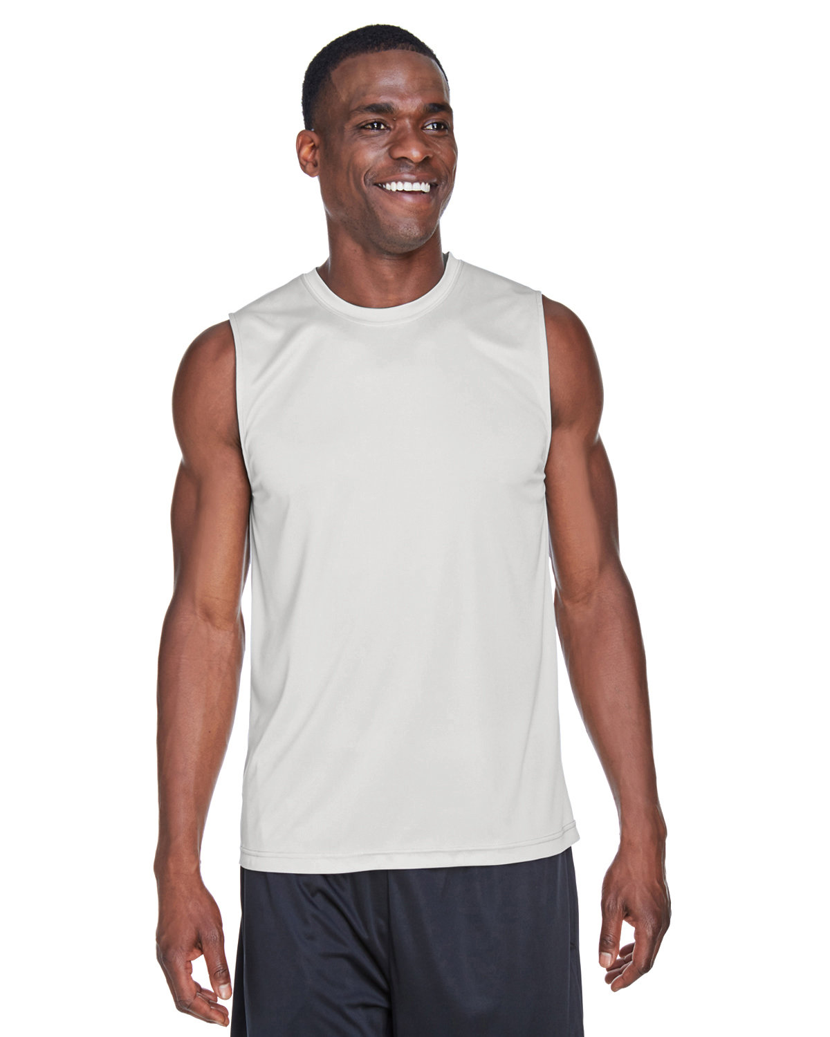 5 Pack Of Team 365 TT11M Mens Sleeveless T Shirt Zone Performance Muscle T-Shirt - Picture 8 of 9