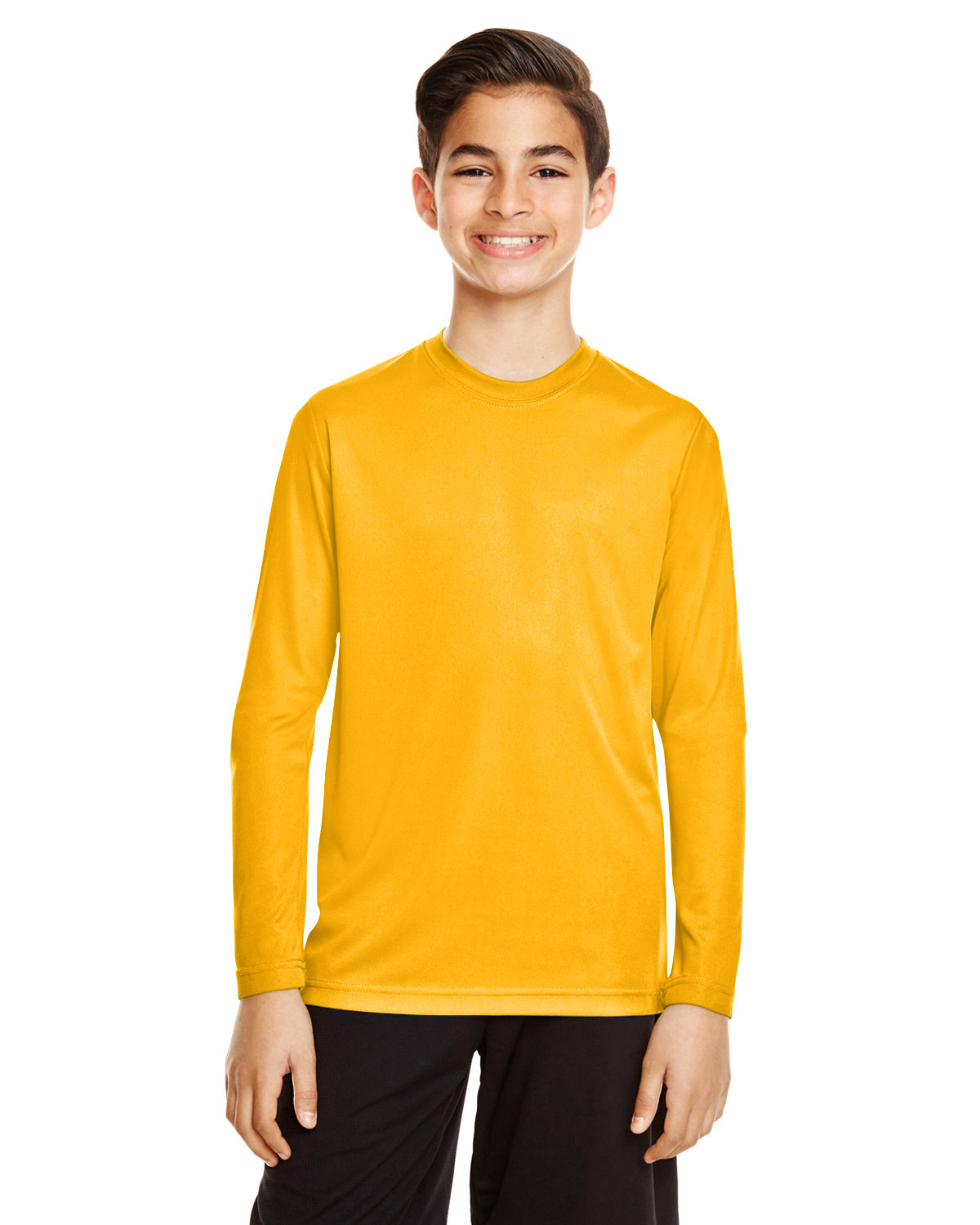3 Pack Of Team 365 TT11YL Youth Zone Performance T Shirt Long Sleeve T-Shirt - Picture 4 of 14