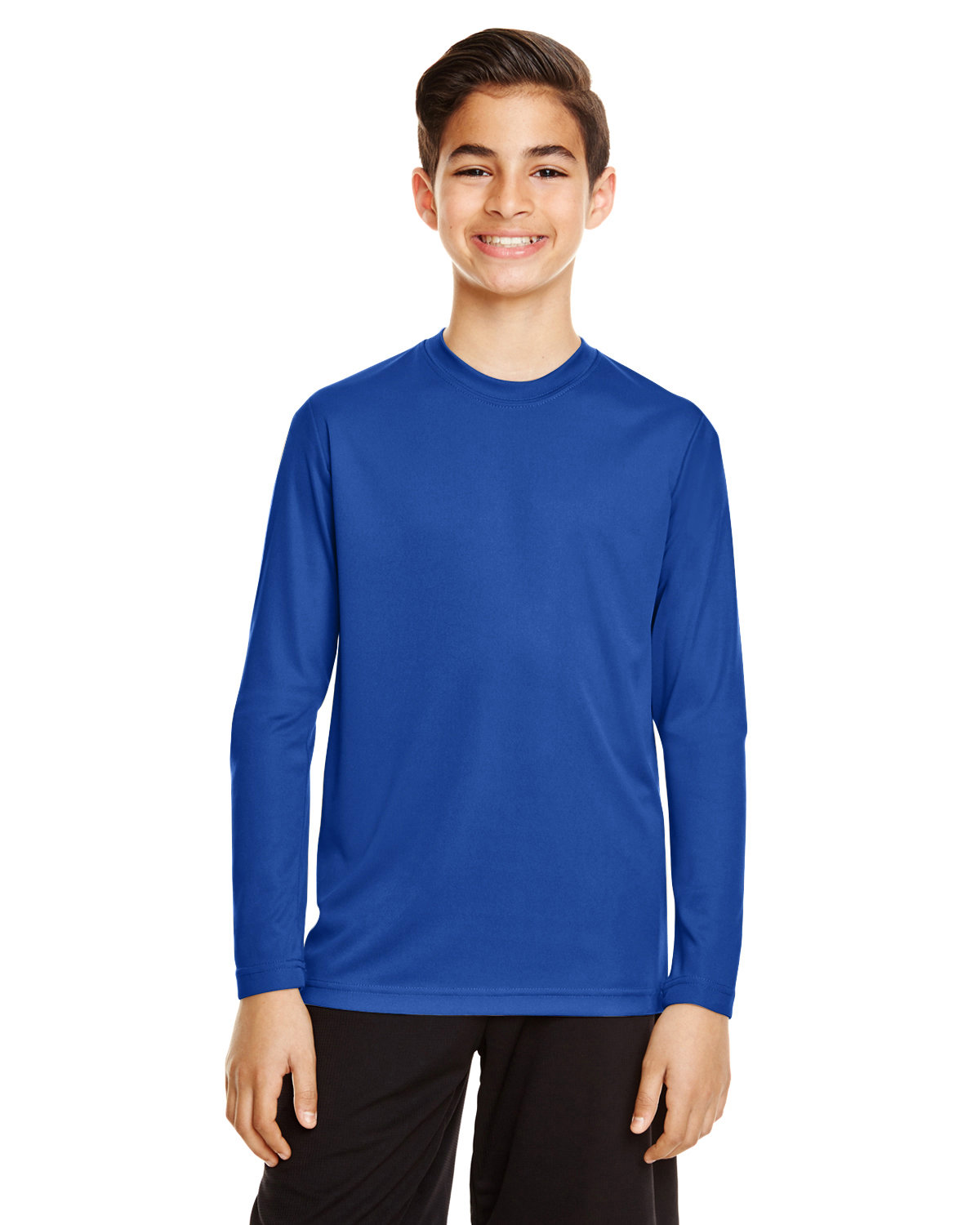 3 Pack Of Team 365 TT11YL Youth Zone Performance T Shirt Long Sleeve T-Shirt - Picture 13 of 14