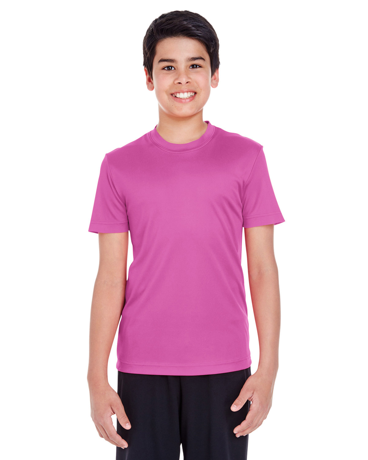 5 Pack Of Team 365 TT11Y Youth Zone Performance T Shirt Stylish T-Shirt - Picture 8 of 26