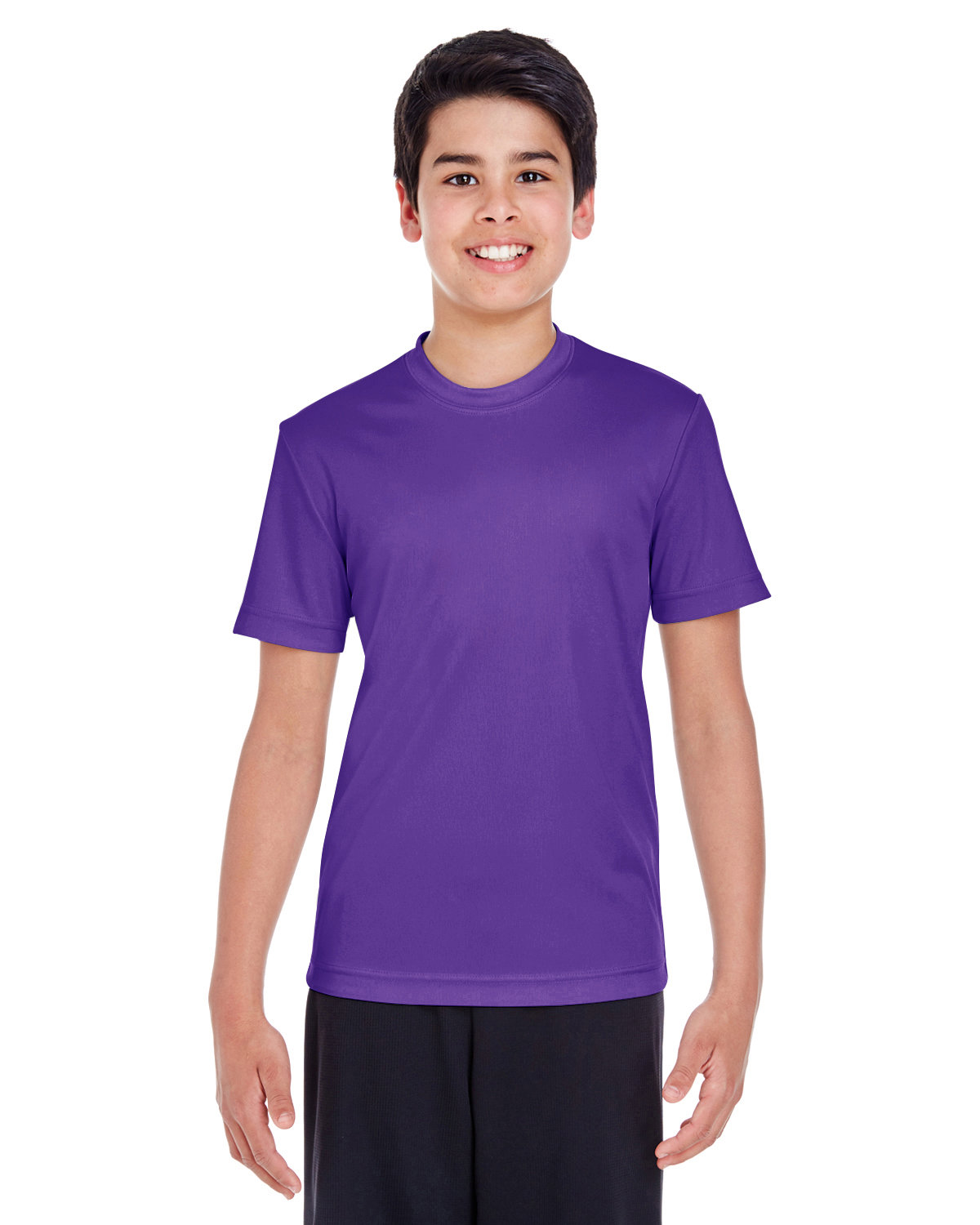5 Pack Of Team 365 TT11Y Youth Zone Performance T Shirt Stylish T-Shirt - Picture 19 of 26