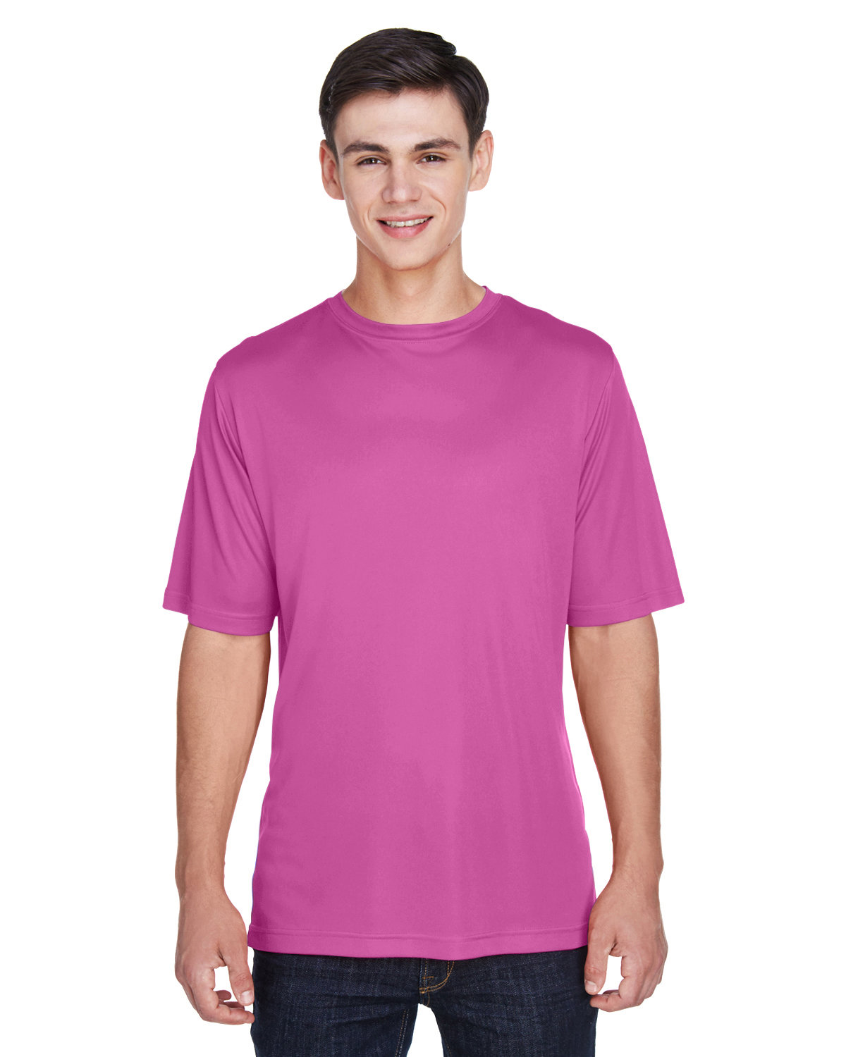 3 Pack Of Team 365 TT11 Mens 100% Polyester Tee Zone Performance Stylish T-Shirt - Picture 9 of 27