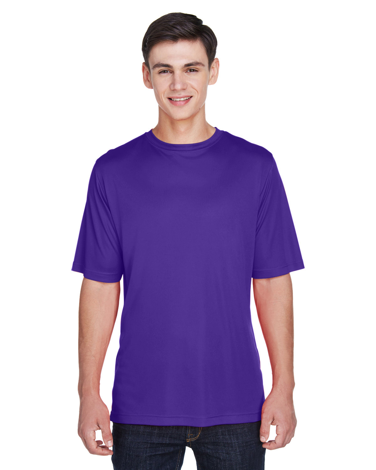 3 Pack Of Team 365 TT11 Mens 100% Polyester Tee Zone Performance Stylish T-Shirt - Picture 20 of 27