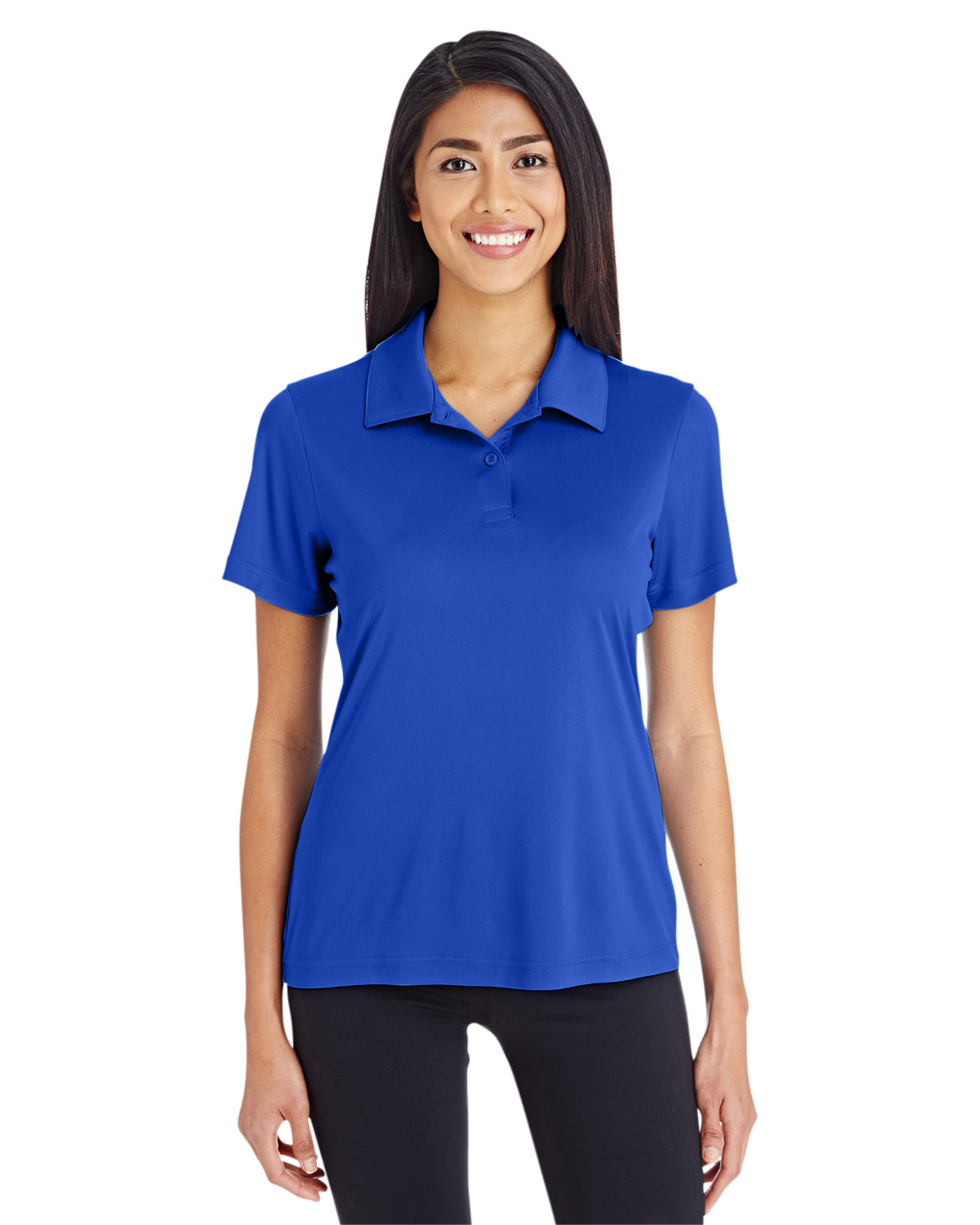 3 Pack Of Team 365 TT51W 100% Polyester Interlock Ladies Zone Performance Polo - Picture 8 of 9