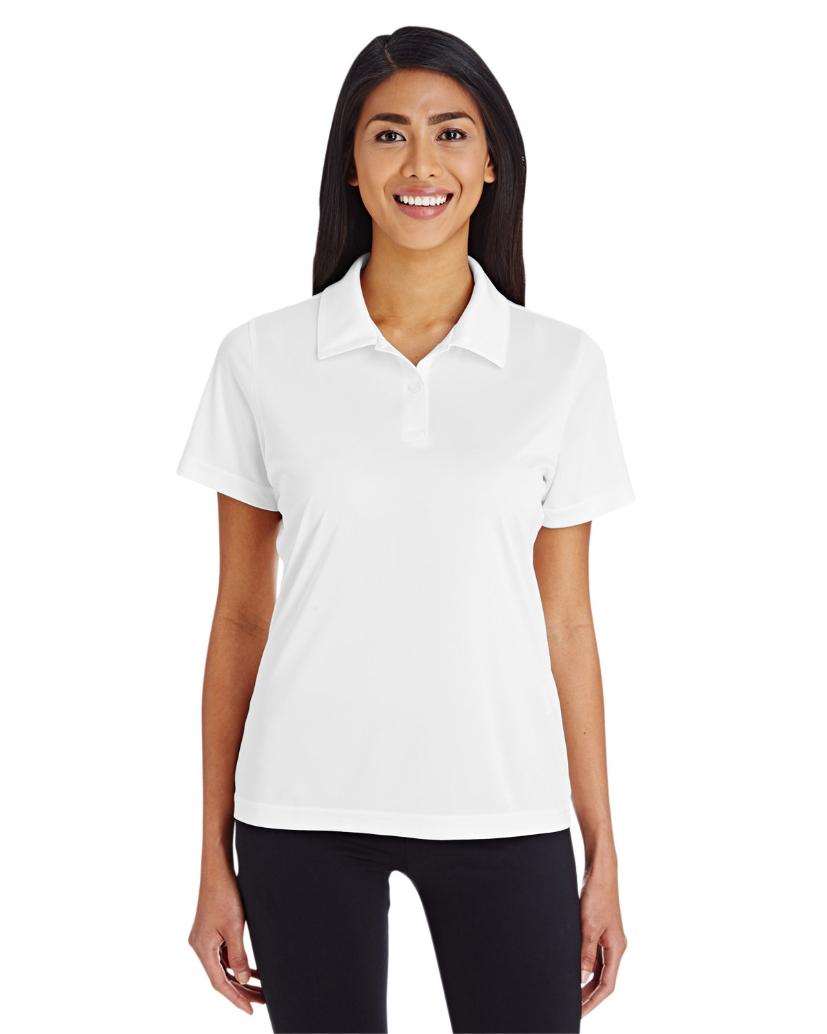 3 Pack Of Team 365 TT51W 100% Polyester Interlock Ladies Zone Performance Polo - Picture 9 of 9
