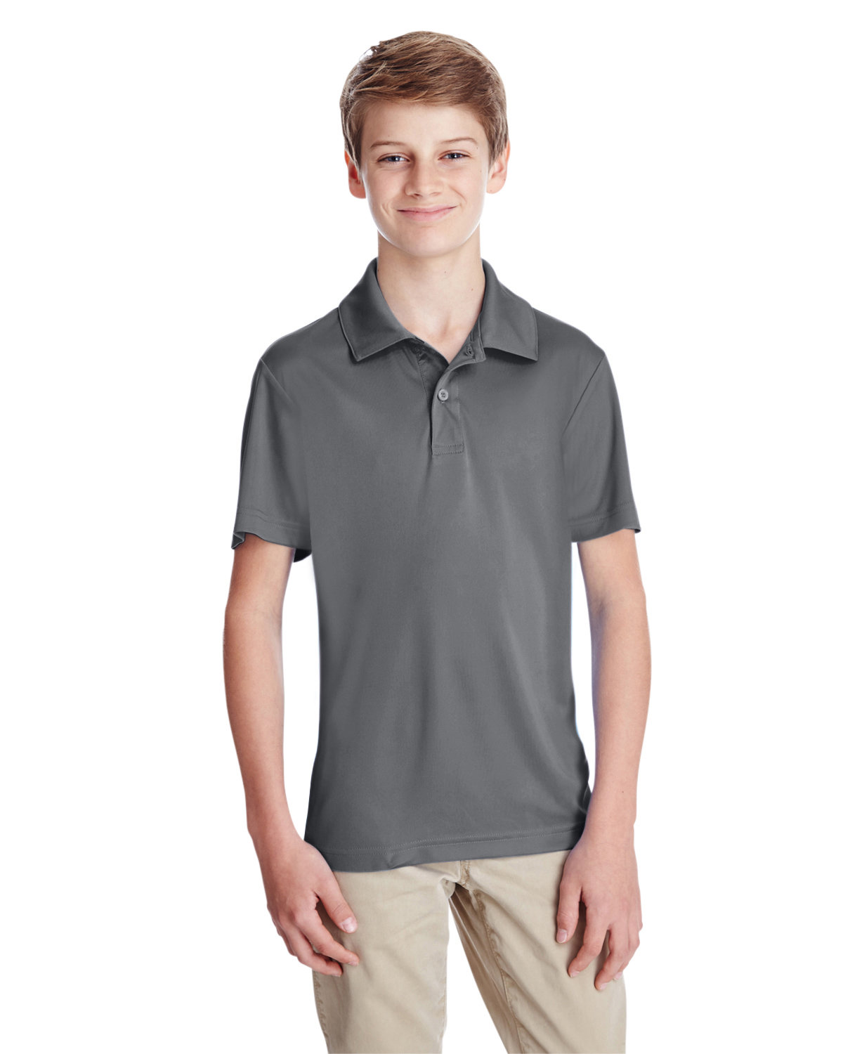 2 Pack Of Team 365 TT51Y Youth Moisture Wicks & UV Protect Zone Performance Polo - Picture 5 of 9