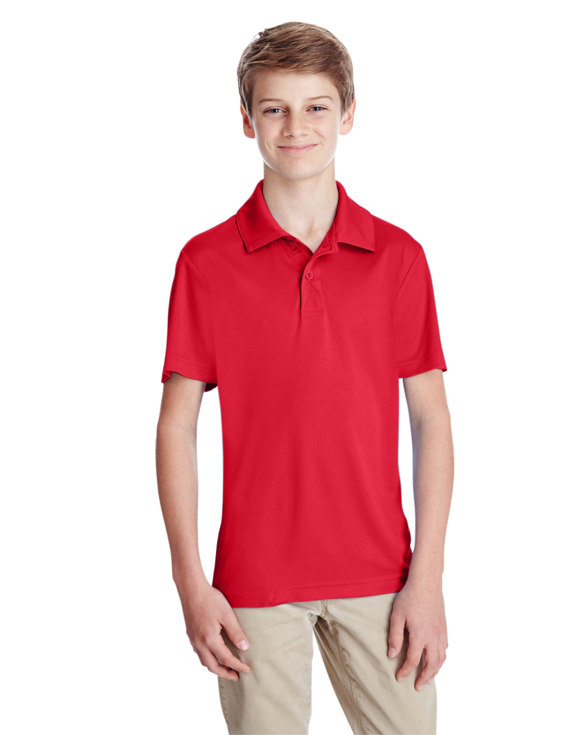2 Pack Of Team 365 TT51Y Youth Moisture Wicks & UV Protect Zone Performance Polo - Picture 7 of 9
